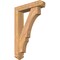 Ekena Millwork Balboa Arts and Crafts Smooth Bracket w/ Offset Brace, Western Red Cedar, 5 1/2"W x 24"D x 36"H BKT0604X24X36BOA03SWR - alternate 1